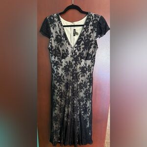 Elegant Black Lace Dress